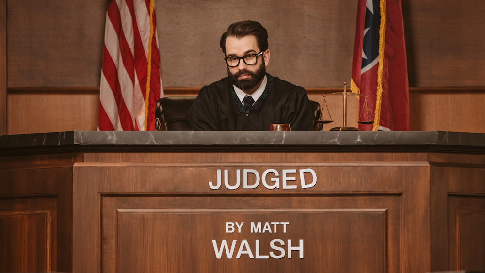 Judge Walsh shares the inspiration behind his new comedy court show ‘JUDGED’ in an interview with Charlie Kirk