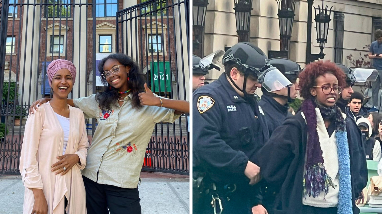 Ilhan Omar’s Daughter Arrested For Defying Eviction from Anti-Israel Site at Columbia University, Revealed in Photos