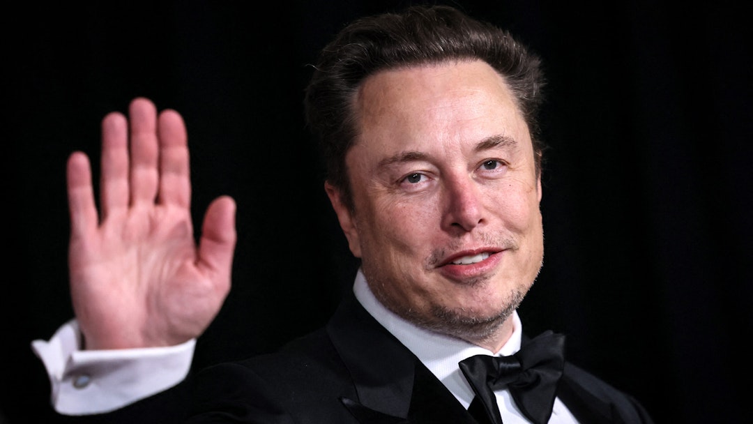 South African businessman Elon Musk arrives at the Tenth Breakthrough Prize Ceremony at the Academy Museum of Motion Pictures in Los Angeles, California, on April 13, 2024.