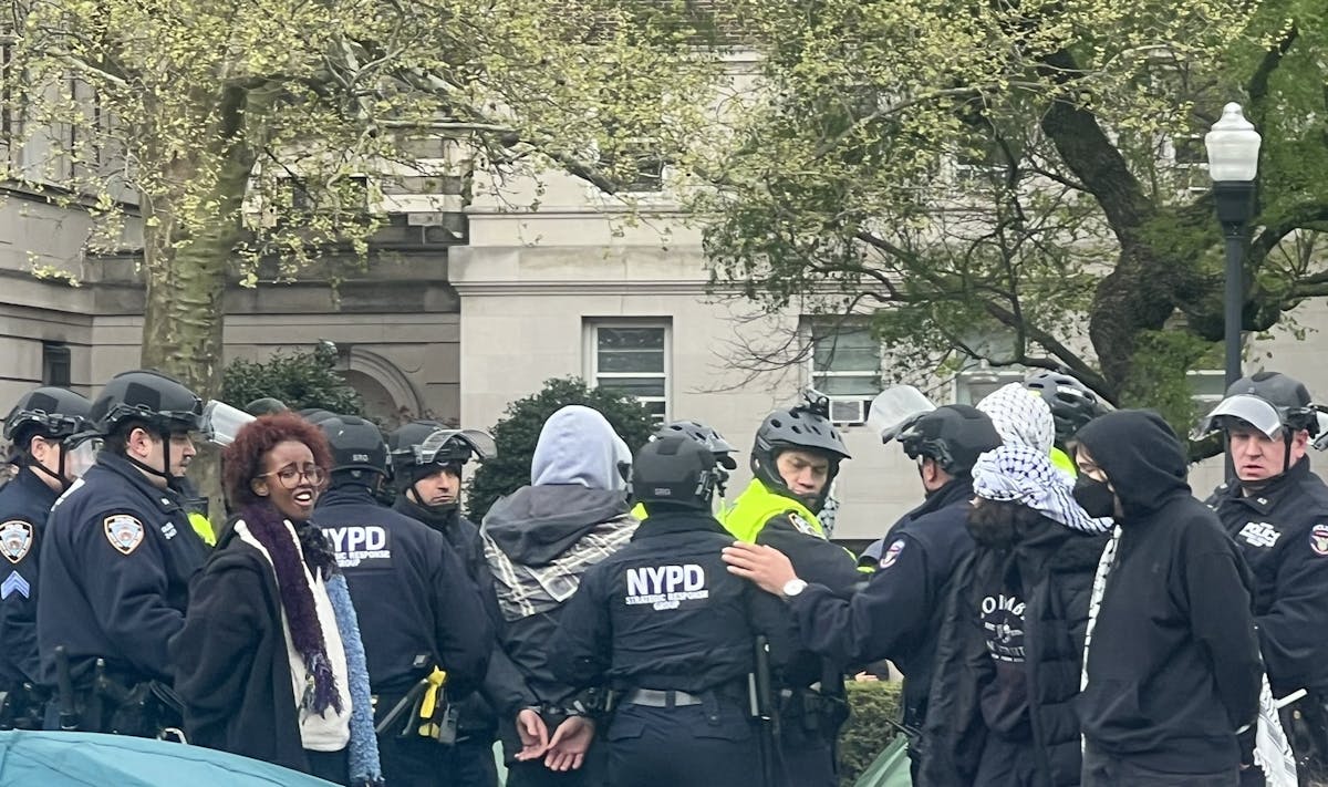 NextImg:Photos Show Ilhan Omar’s Daughter Arrested For Refusing To Leave Anti-Israel Encampment At Columbia University