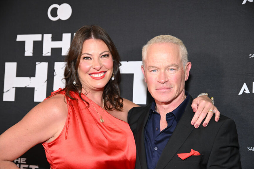 LOS ANGELES, CALIFORNIA - NOVEMBER 27: (L-R) Ruve McDonough and Neal McDonough attend the Los Angeles premiere of "The Shift" at AMC The Grove 14 on November 27, 2023 in Los Angeles, California. (Photo by Michael Tullberg/Getty Images)