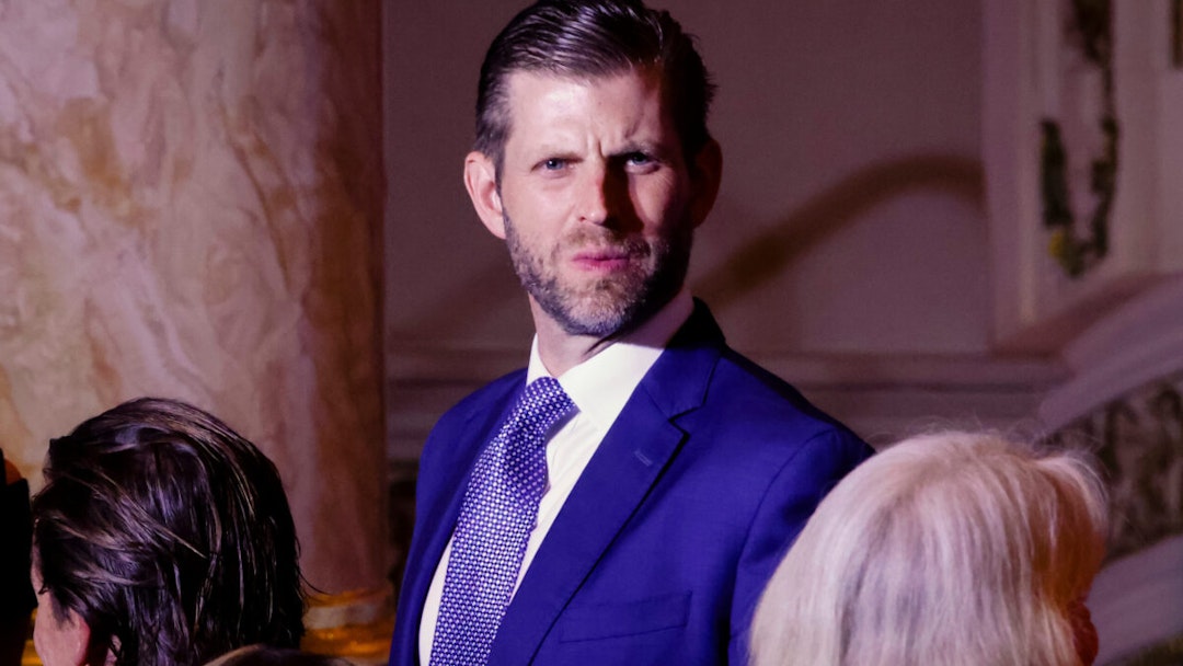 Eric Trump, executive vice president of Trump Organization Inc., arrives for a Super Tuesday election night watch party with former US President Donald Trump, not pictured, at the Mar-a-Lago Club in Palm Beach, Florida, US, on Tuesday, March 5, 2024.