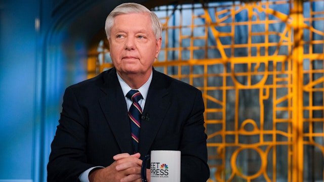 Sen. Lindsey Graham (R-SC) appears on "Meet the Press" in Washington D.C., Sunday March 10, 2024.