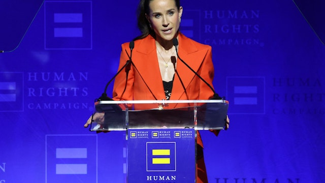 Ashley Biden speaks onstage during the Human Rights Campaign's 2024 Los Angeles Dinner at Fairmont Century Plaza on March 23, 2024 in Los Angeles, California.