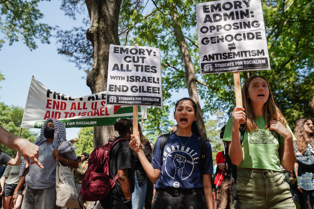 Emory University Pro-Palestinian Protest Descends Into Chaos