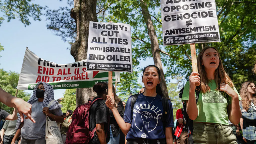 Emory University Pro-Palestinian Protest Descends Into Chaos