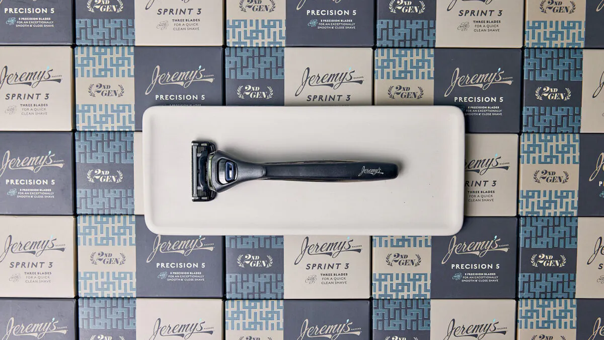 Introducing Jeremy’s 2nd Gen Razors: Same Mission, New Razor. 0% Wokeness.