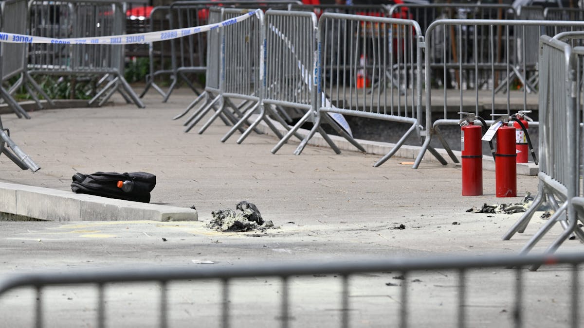NextImg:Man Who Set Himself On Fire Outside NYC Courthouse Was Conspiratorial Left-Wing Activist 