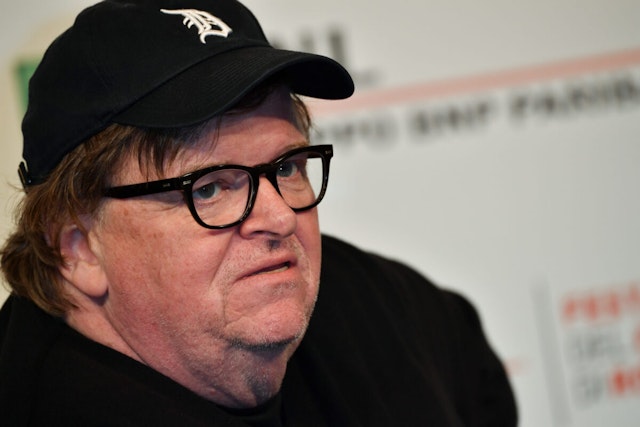 Rome Film Festival 2018, thirteenth edition. Director Michael Moore participates in a photocall during the Rome Film Festival at the Auditorium Parco della Musica. Rome, October 20th, 2018