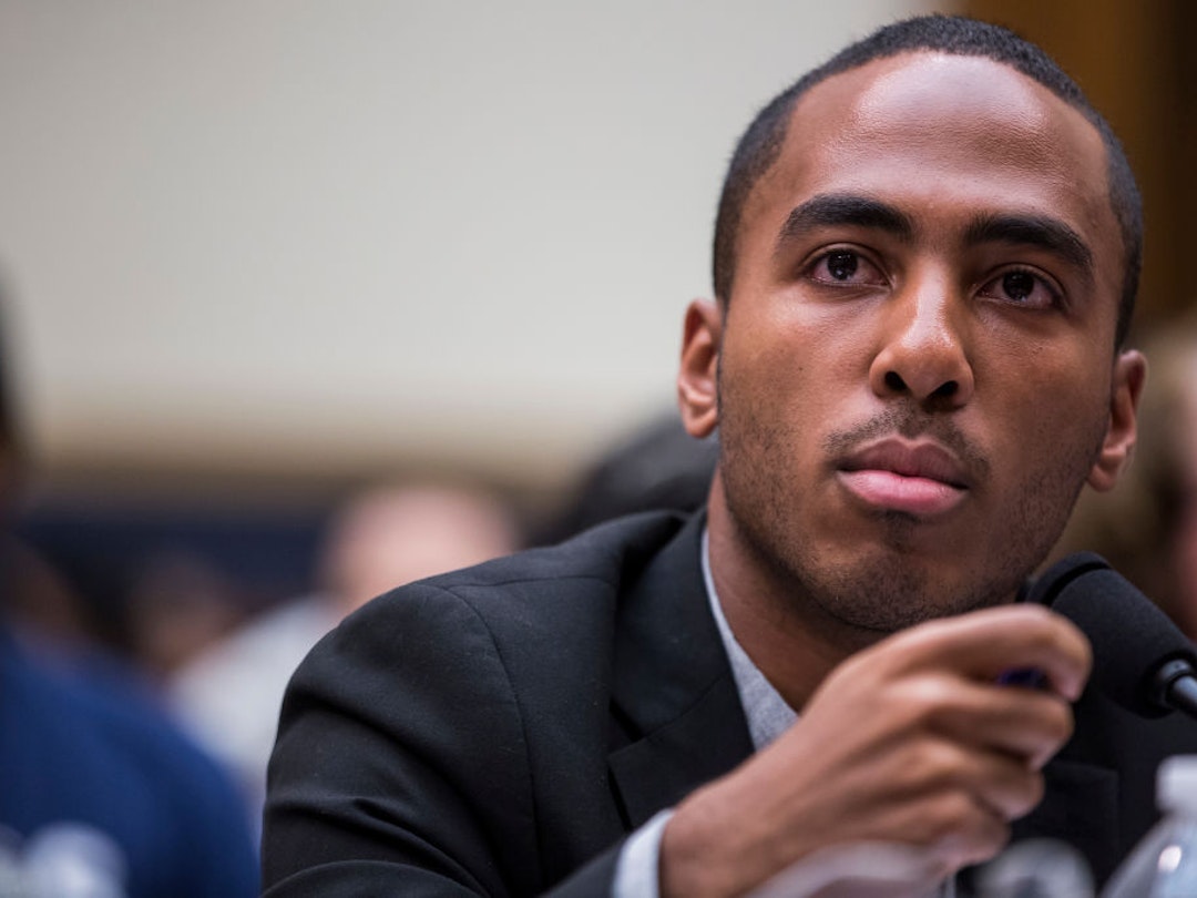WASHINGTON, DC - JUNE 19: Writer Coleman Hughes testifies during a hearing on slavery reparations held by the House Judiciary Subcommittee on the Constitution, Civil Rights and Civil Liberties on June 19, 2019 in Washington, DC. The subcommittee debated the H.R. 40 bill, which proposes a commission be formed to study and develop reparation proposals for African-Americans. (Photo by Zach Gibson/Getty Images)