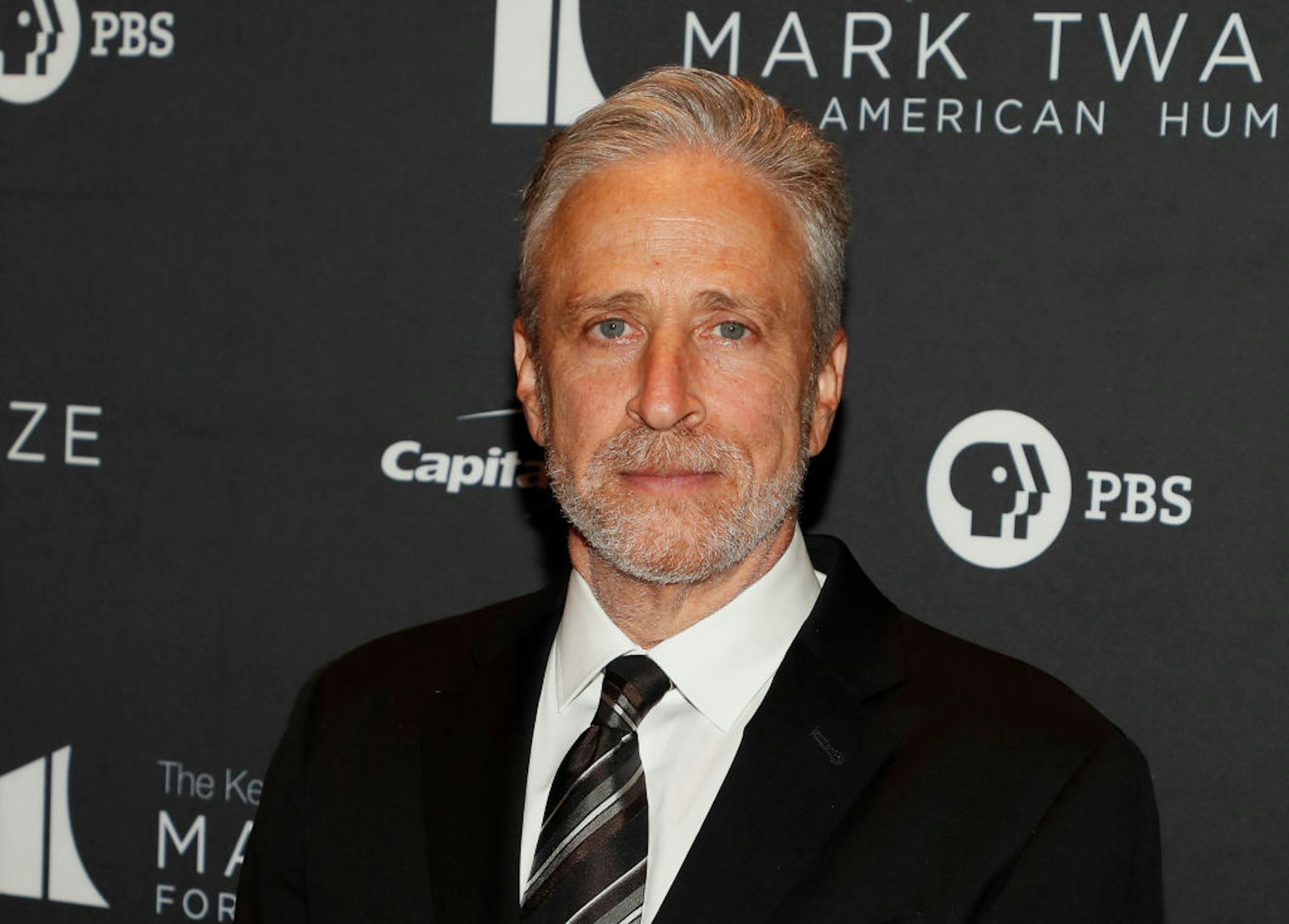 WASHINGTON, DC - APRIL 24: Jon Stewart attends the 23rd Annual Mark Twain Prize For American Humor at The Kennedy Center on April 24, 2022 in Washington, DC. (Photo by Paul Morigi/Getty Images)