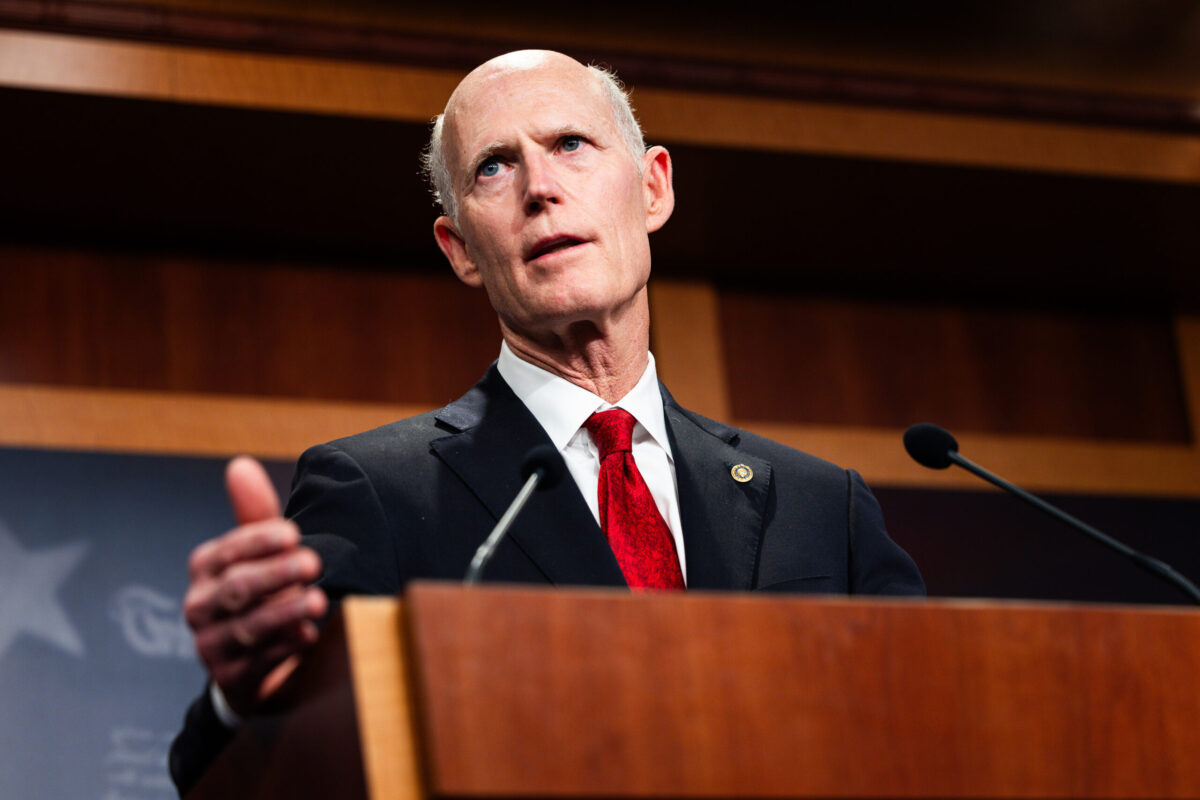 Senator Rick Scott claims that President Biden has been influenced by the pro-Hamas faction within his party