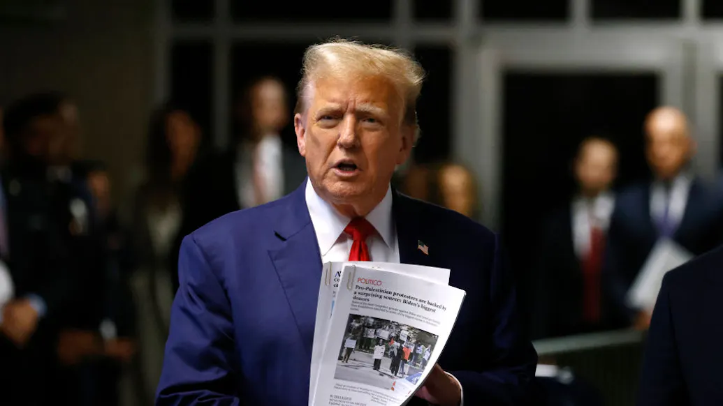 Trump Responds To Report That Anti-Israel Campus Protests Are Funded By Biden Donors