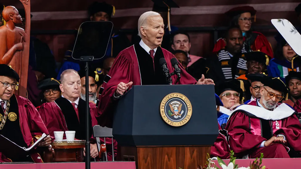 Biden Inspires Black Graduates By Telling Them That Democracy Is Dead And White People Are Out To Kill Them