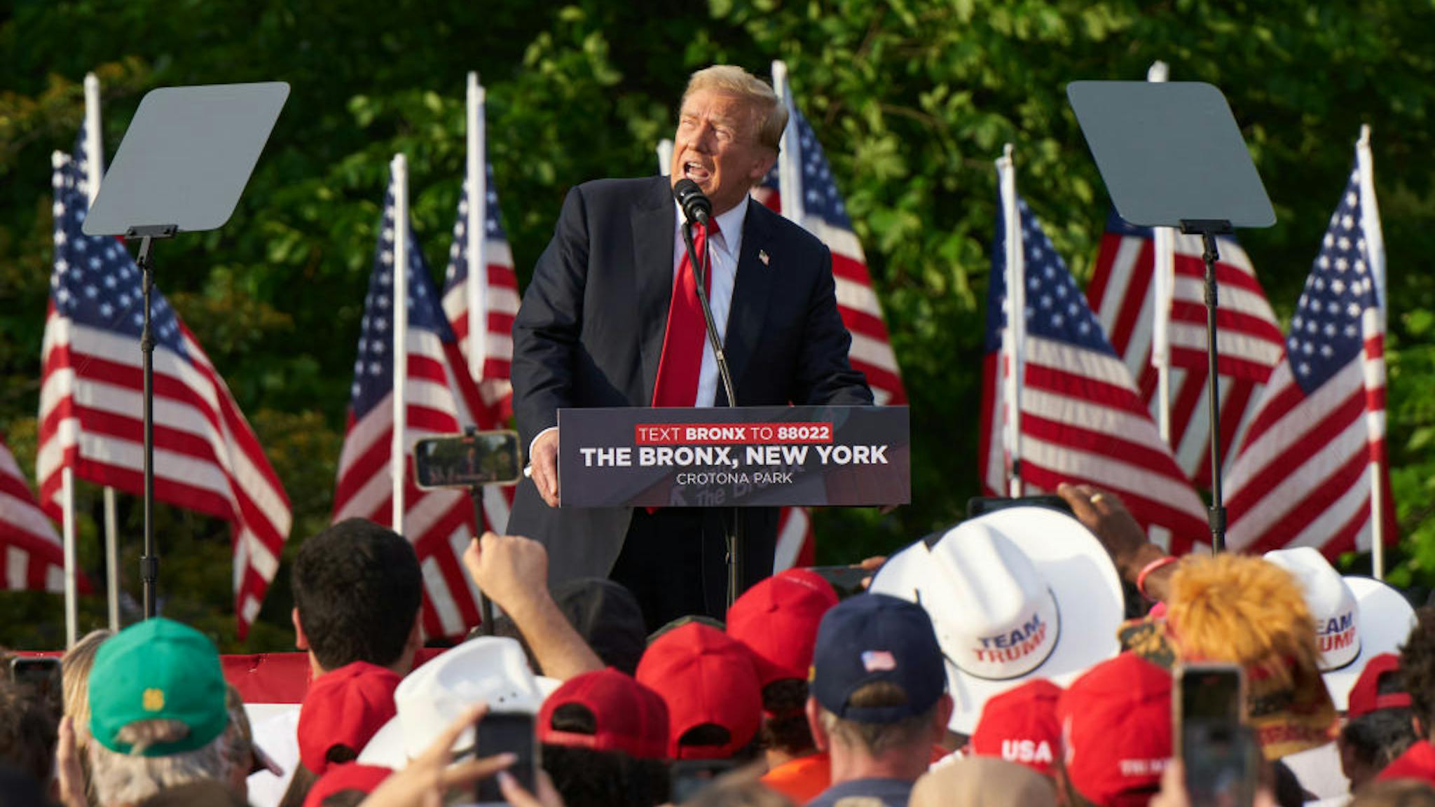 Donald Trump Draws Massive Crowd To Rally In AOC’s Backyard