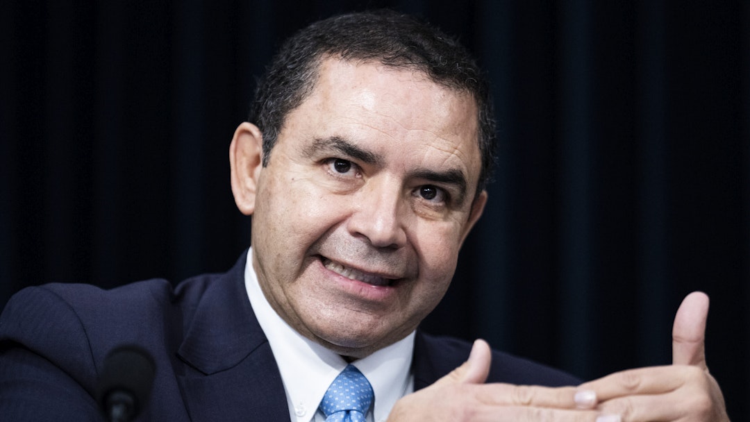 UNITED STATES - MARCH 23: Rep. Henry Cuellar, D-Texas, questions Defense Secretary Lloyd Austin during the House Appropriations Subcommittee on Defense hearing titled Fiscal Year 2024 Request for the Department of Defense, in Rayburn Building on Thursday, March 23, 2023.