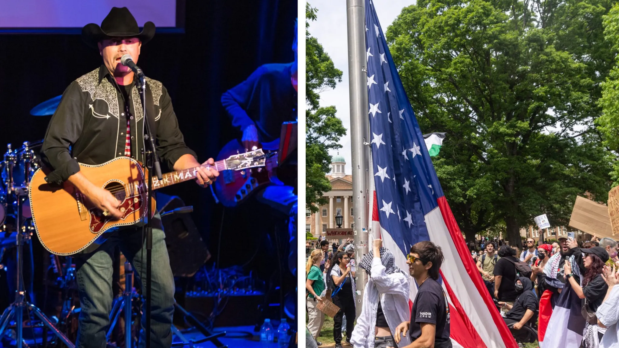 Rich and flag Rich and flag