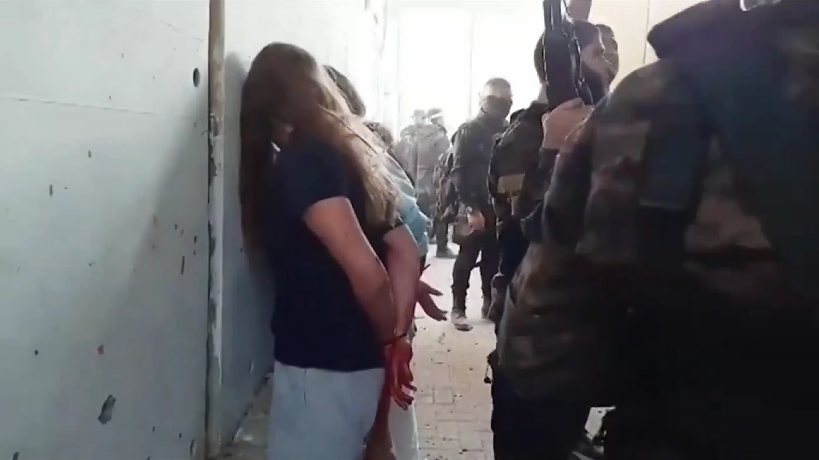 Israel Releases Unseen October 7 Footage Of Hamas Taking Young Girls
