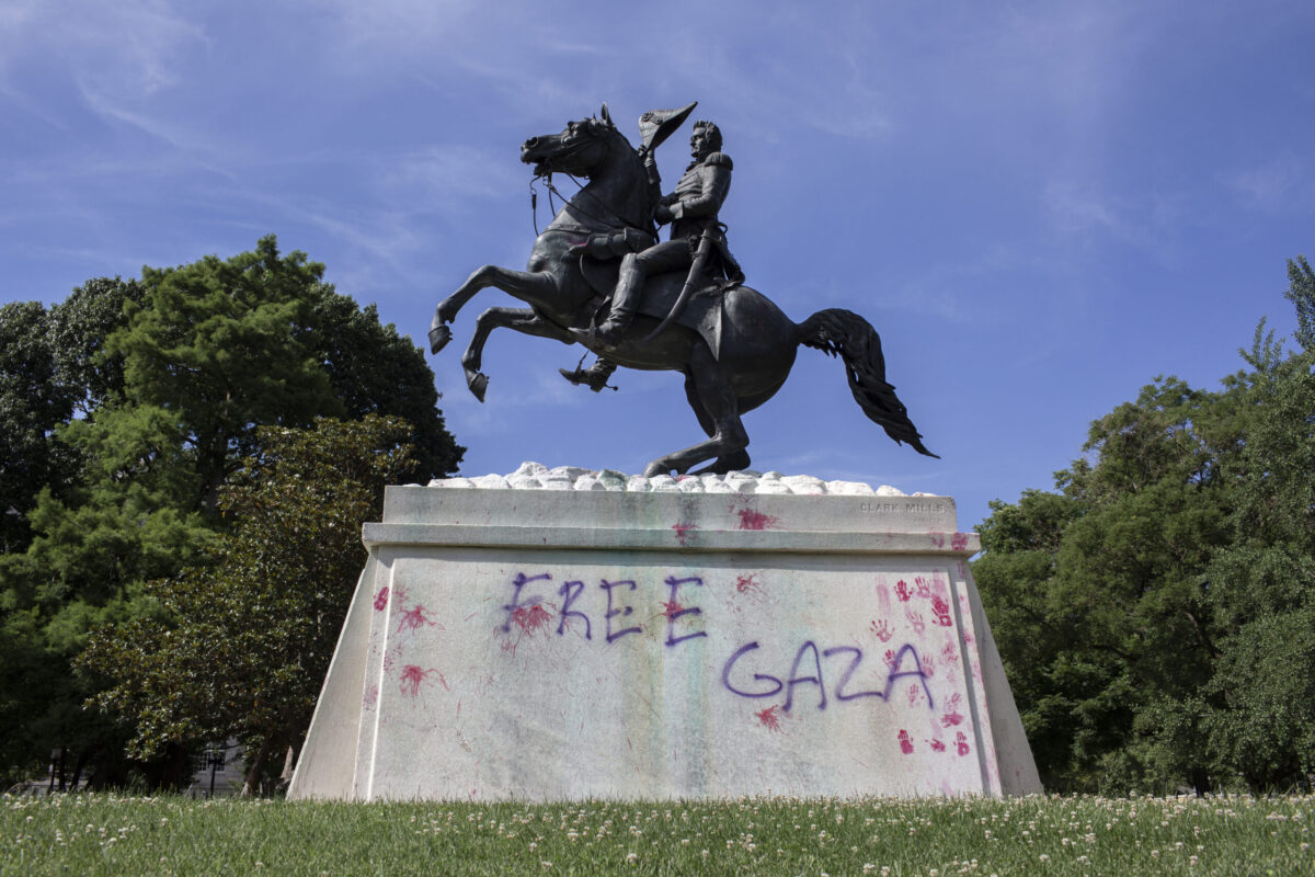 No arrests made in anti-Israel protest that vandalized park near White House, authorities report