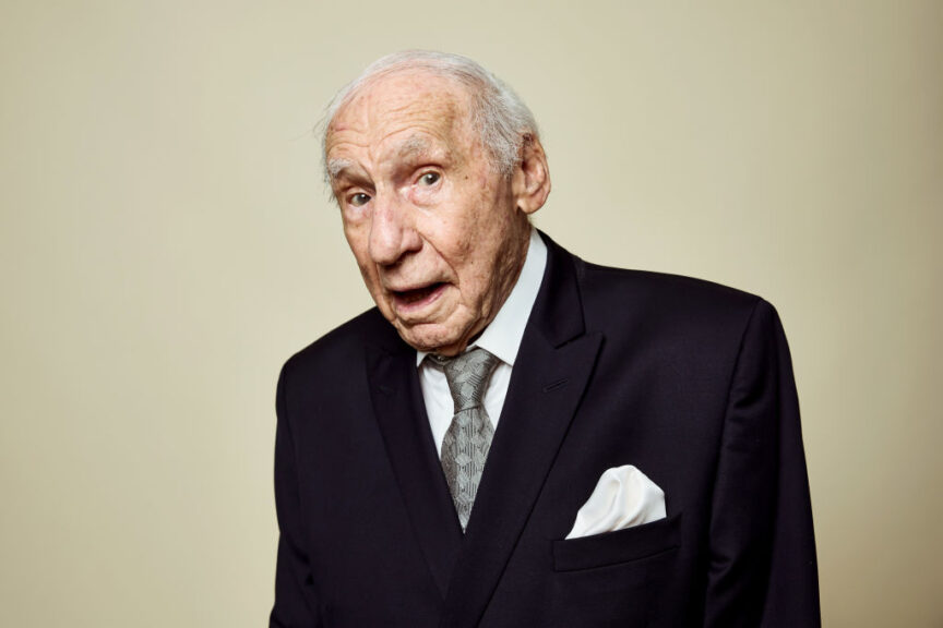 BEVERLY HILLS, CALIFORNIA - JUNE 09: Mel Brooks poses for a portrait during the 2024 Peabody Awards at Beverly Wilshire, A Four Seasons Hotel on June 09, 2024 in Beverly Hills, California. (Photo by Emma McIntyre/Getty Images for Peabody Awards)