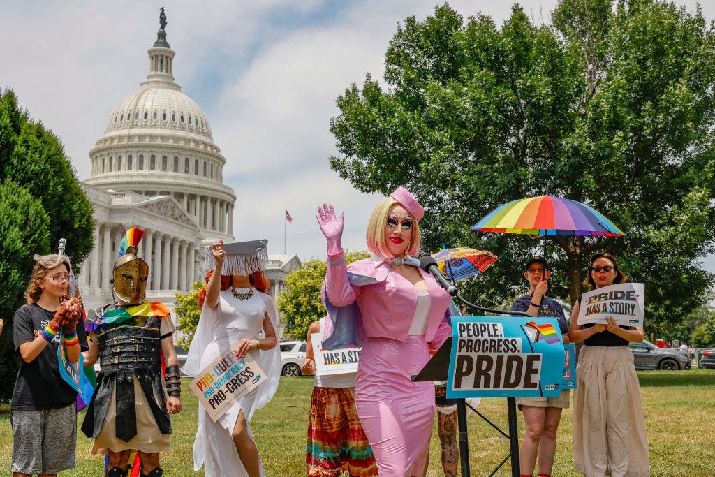 A Flock Of Drag Queens Descend On Capitol Hill