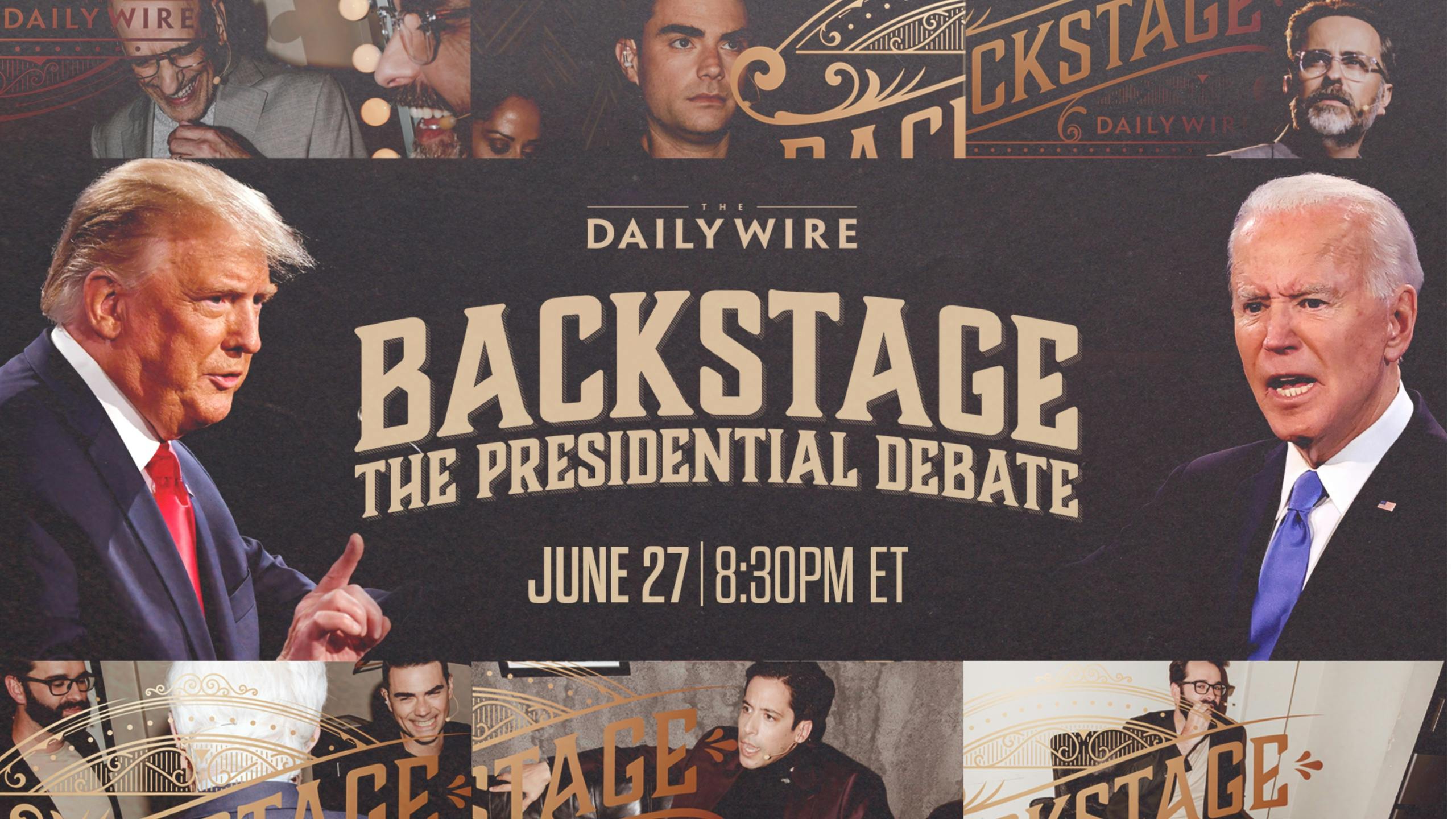 Daily Wire Hosts Will React To Trump-Biden Debate Live On ‘Backstage’