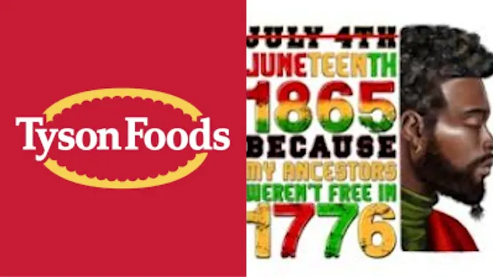 Tyson Sells Employees Juneteenth Shirts That Strike Out ‘July 4’ As Independence Day