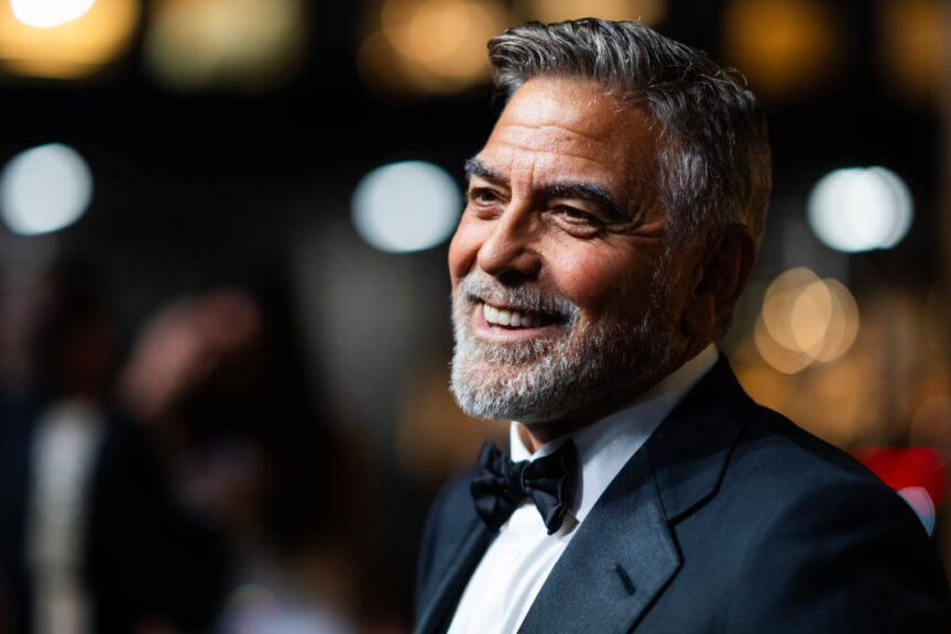 NEW YORK, NEW YORK - SEPTEMBER 28: George Clooney attends the Clooney Foundation For Justice's The Albies at the New York Public Library on September 28, 2023 in New York City. (Photo by Gotham/FilmMagic)