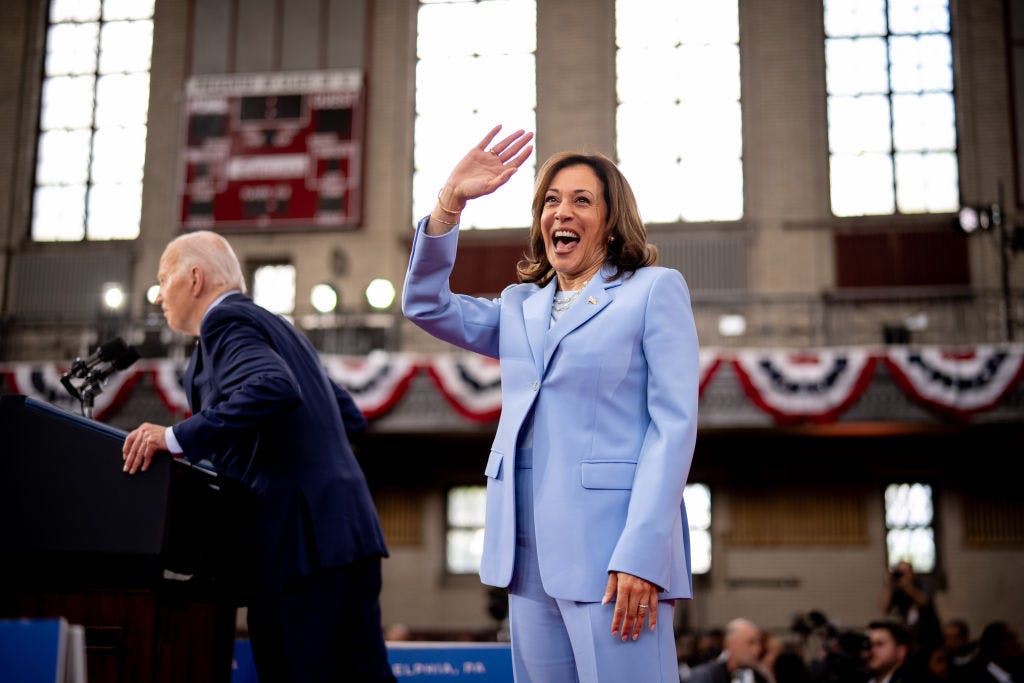 Betting Markets Show Kamala Running Neck-And-Neck With Biden For Nomination