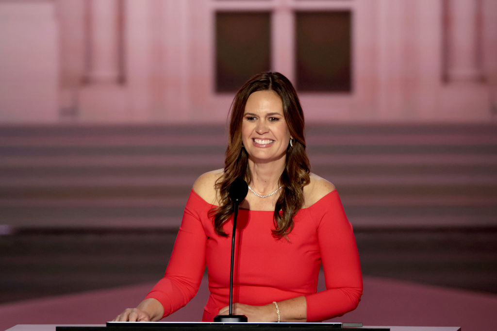 How Sarah Huckabee Sanders Defined The Word Woman At The RNC