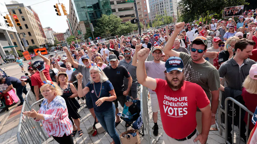 Thousands Show Up In Michigan For Trump’s First Rally Since Assassination Attempt