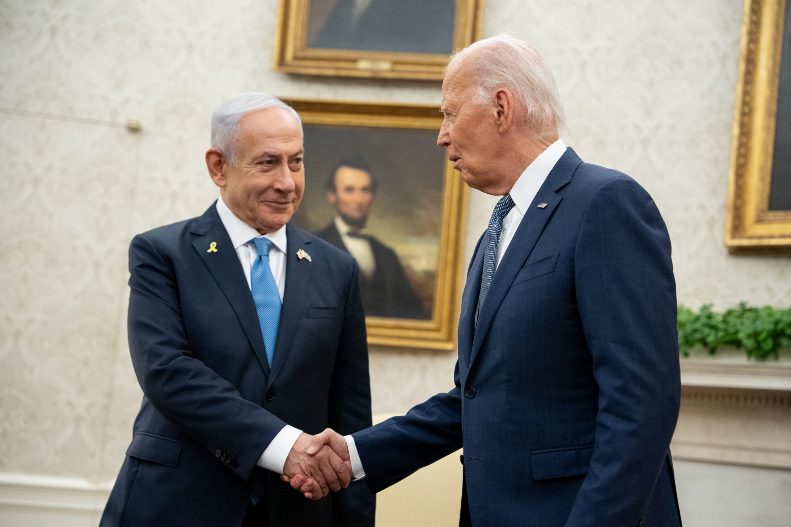 Joe Biden Meets Netanyahu In Oval Office, First Meeting With World Leader Since Dropping Out