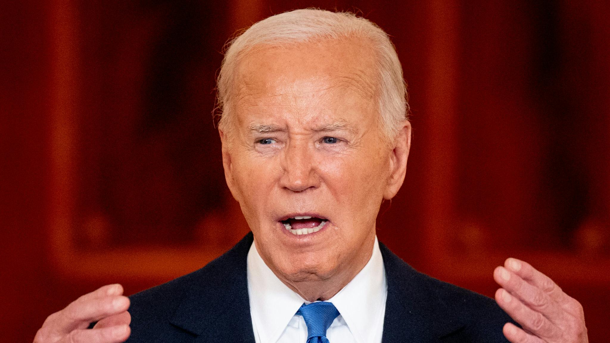 President Biden Delivers Remarks On Supreme Court’s Immunity Ruling WASHINGTON, DC - JULY 1: U.S. President Joe Biden speaks to the media following the Supreme Court's ruling on charges against former President Donald Trump that he sought to subvert the 2020 election, at the White House on July 1, 2024 in Washington, DC. The highest court ruled 6-3 that presidents have some level of immunity from prosecution when operating within their