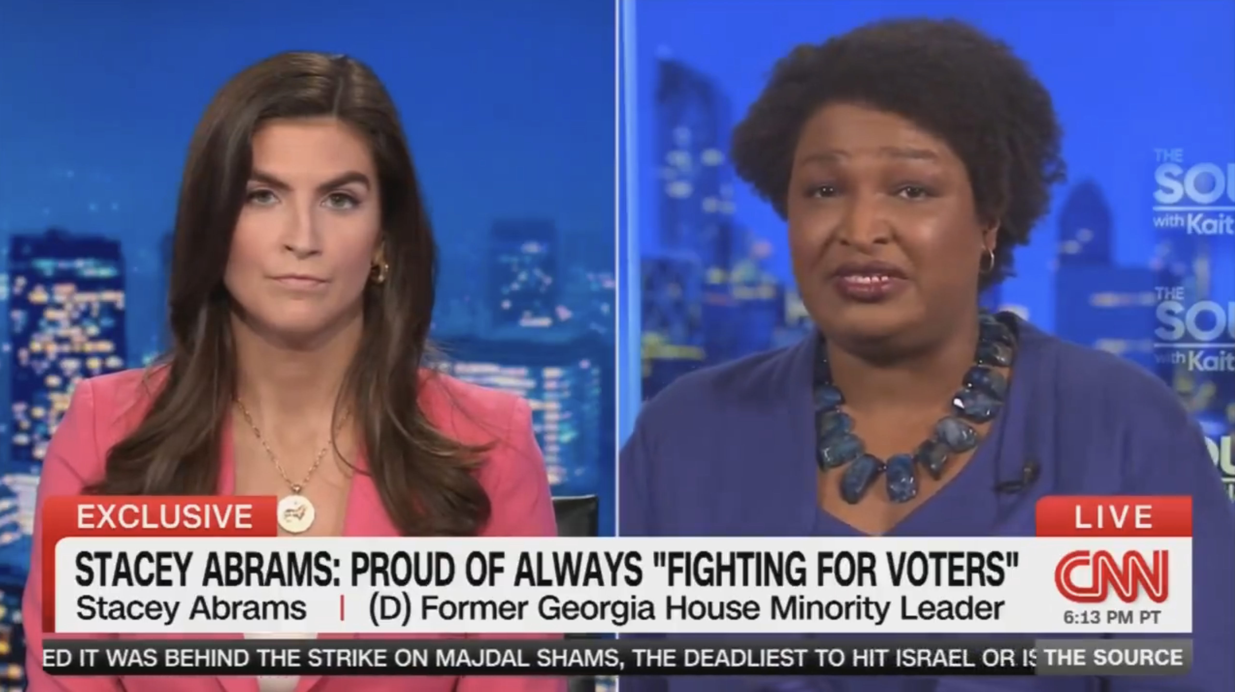 Stacey Abrams Claims CNN Spread ‘Disinformation’ For Highlighting Her False Stolen Election Claims