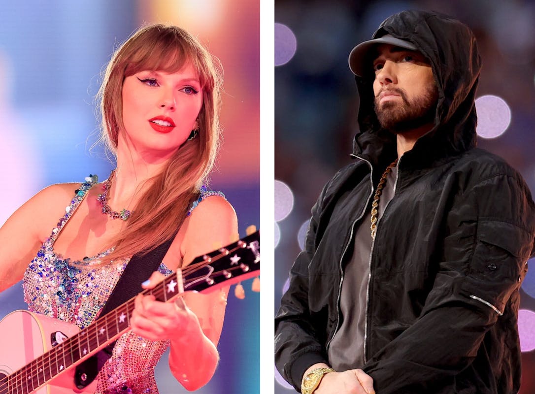 NextImg:New Eminem Album Blocks Taylor Swift From Breaking Record For Most Weeks At No. 1