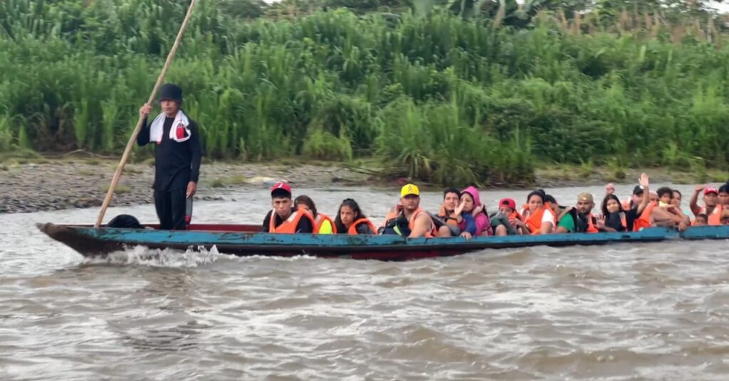 Embera earning cash running immigrants out of the Darien Gap. Leaders say the money has led the younger generation astray into drugs and alcohol. Credit: Todd Bensman