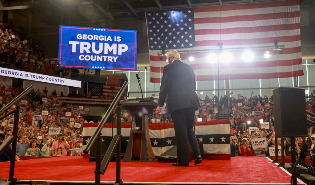 Georgia Activist Steals Spotlight At Trump Rally, Rips Kamala Harris Hurting ‘Black Community’