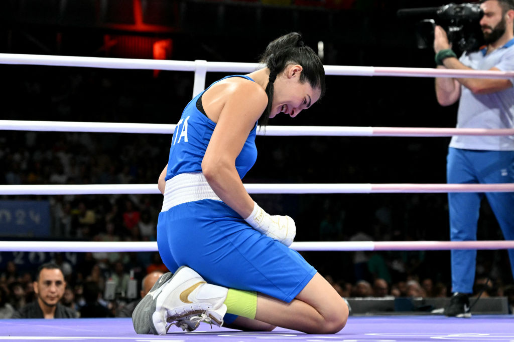 Female Olympic Boxer Hammered By Boxer Who Failed Gender Test, Quits Match In Tears