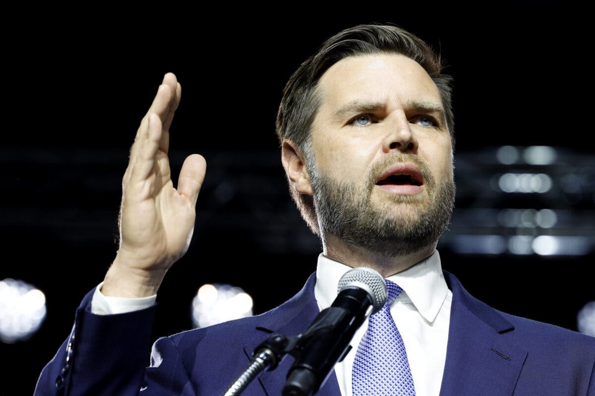 NextImg:Vance Says Walz VP Pick ‘Highlights How Radical Kamala Harris Is’