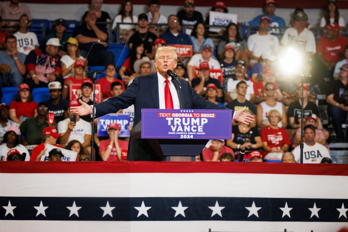 NextImg:Trump Blasts Kamala Harris At Georgia Rally: ‘Worse Than Biden!’