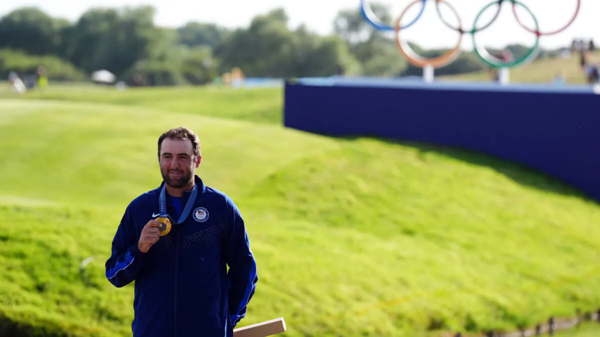Golf Star Scottie Scheffler Wins Olympic Gold Medal, Gets Emotional As National Anthem Plays