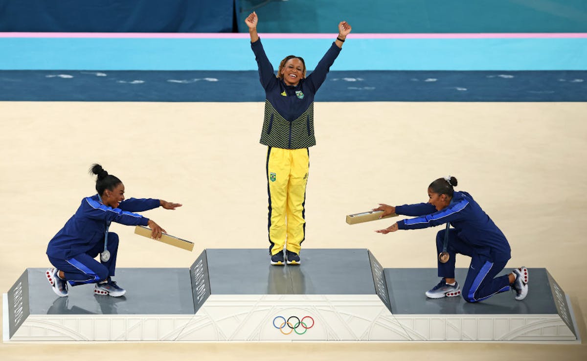 NextImg:‘Disgusting’: NFL Star Rips USA Gymnasts For Bowing To Brazilian Opponent On Olympic Podium