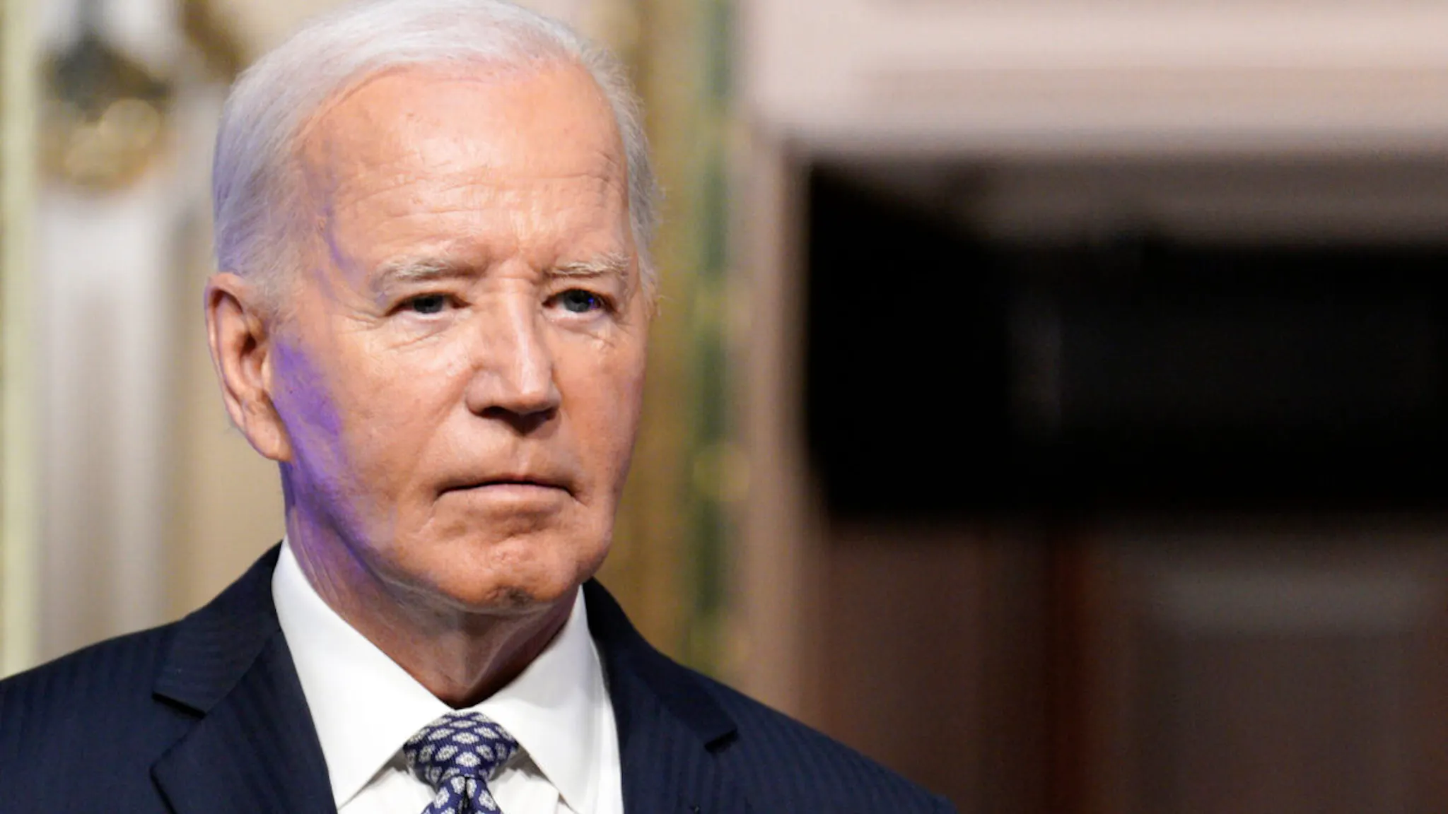 Joe Biden El presidente de los Estados Unidos, Joe Biden, durante la Conferencia de Economía de los Creadores de la Casa Blanca en la Sala del Tratado Indio de la Casa Blanca en Washington, DC, EE. UU., el miércoles 14 de agosto de 2024. Biden dijo que los precios siguen siendo demasiado altos, aunque la inflación subyacente de EE. UU. se disminuyó durante un cuarto mes sobre una base anual en julio.