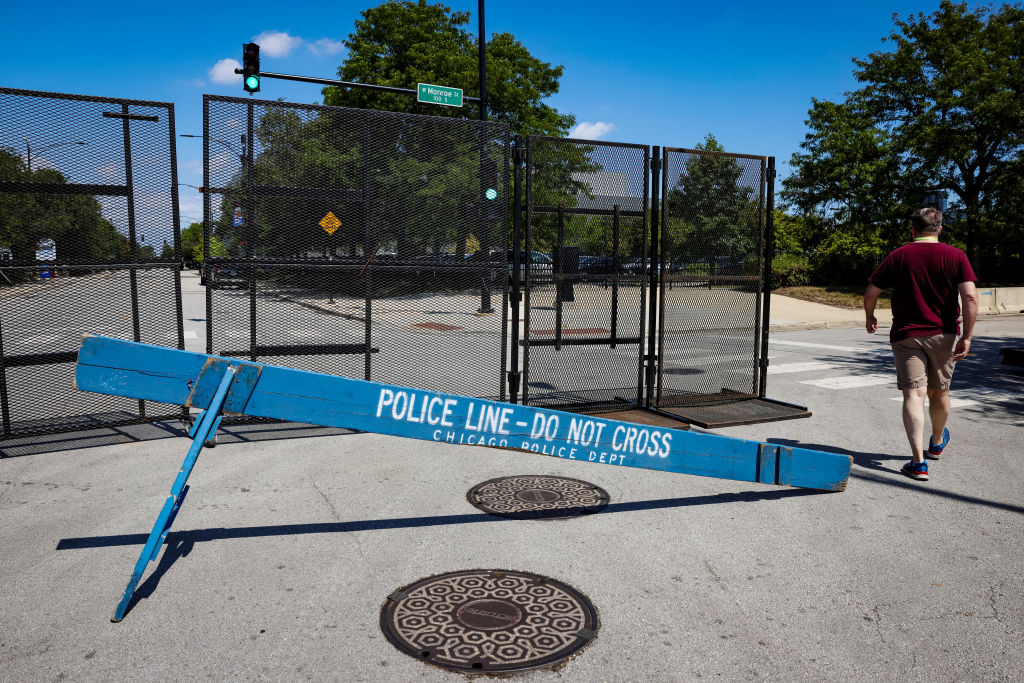 Democrats Mocked For Building Literal Wall Around Chicago DNC Venue