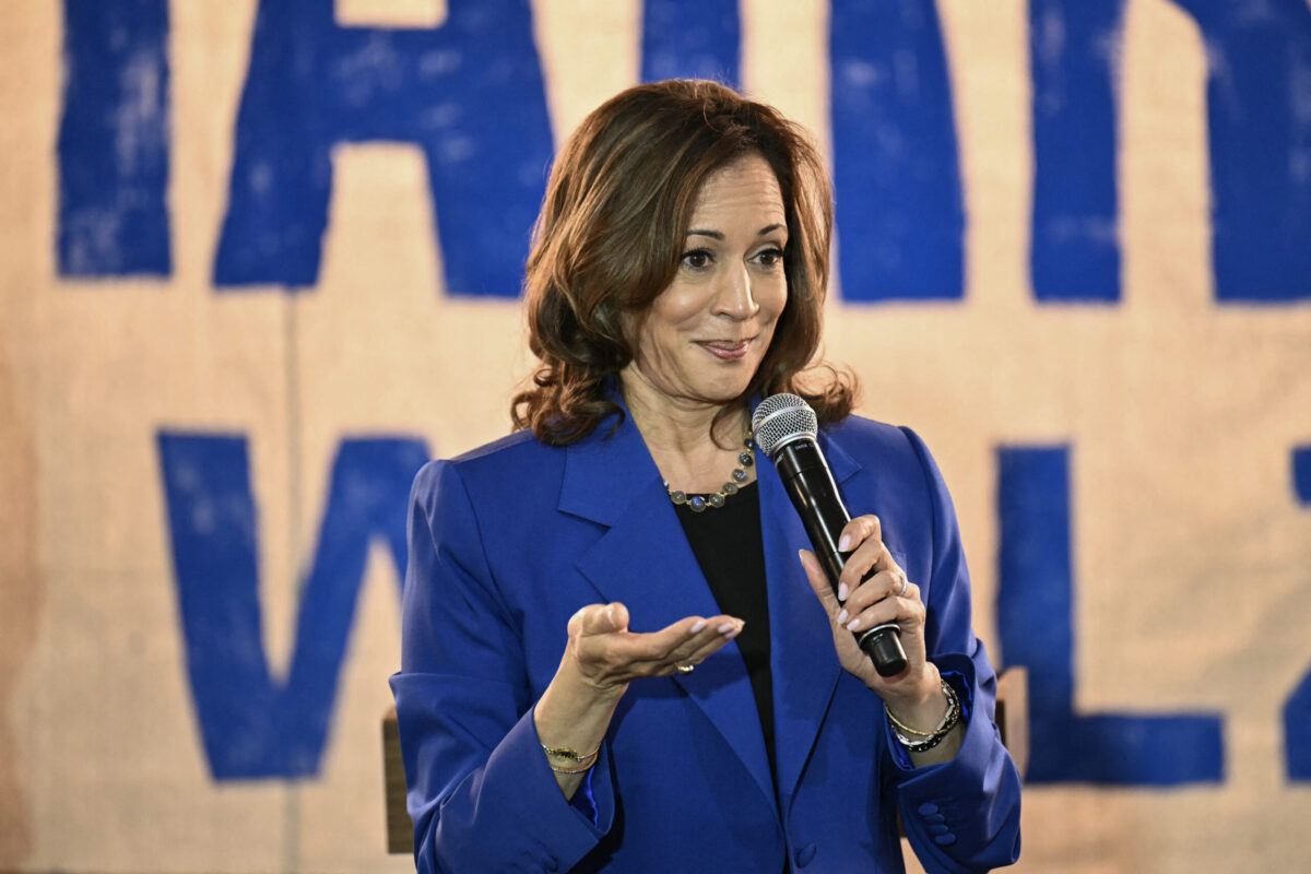 Kamala Uses Preschool Voice To Speak To High School Band