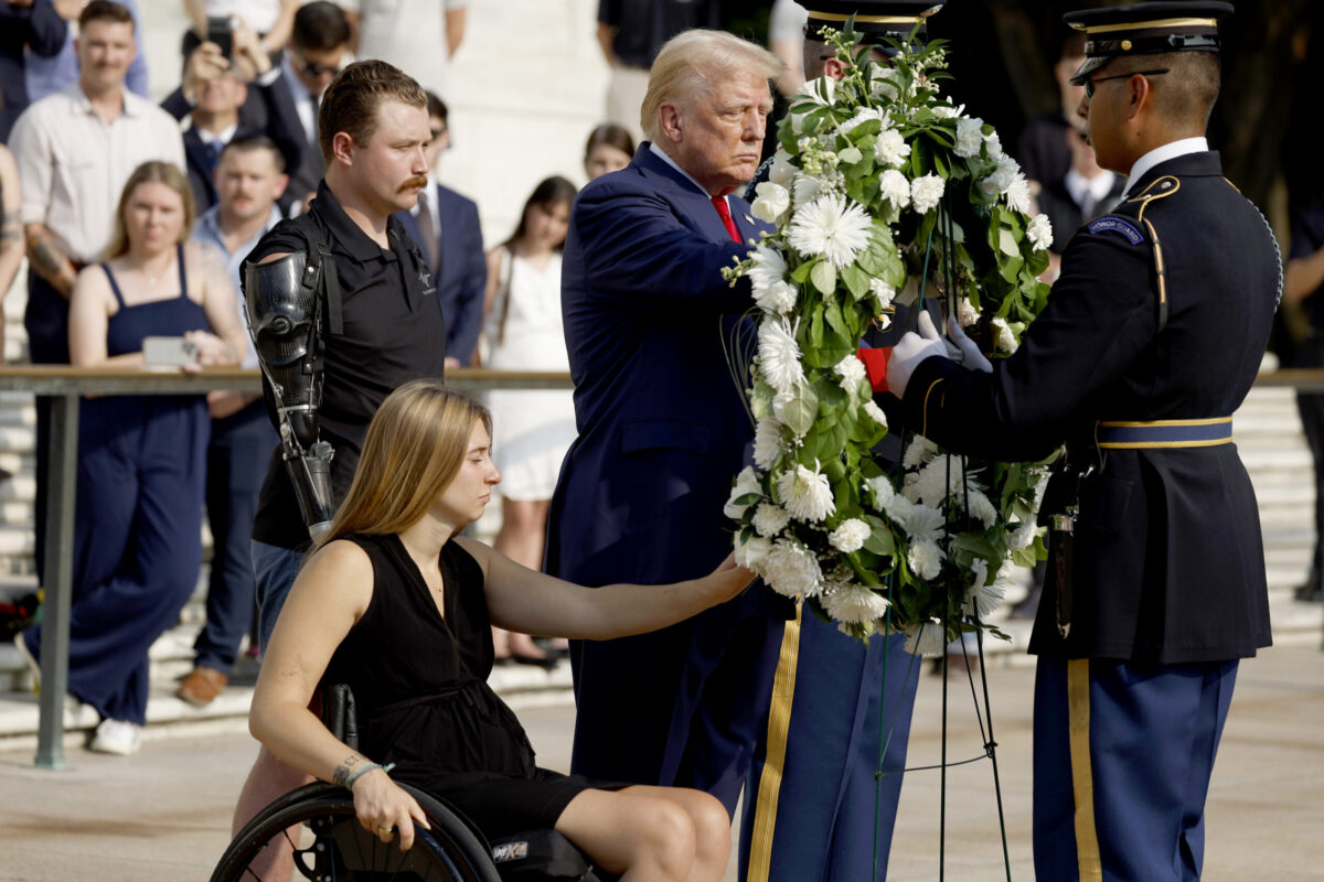 Trump Visits Arlington National Cemetery To Honor 13 U.S. Troops Killed In 2021 Terrorist Attack