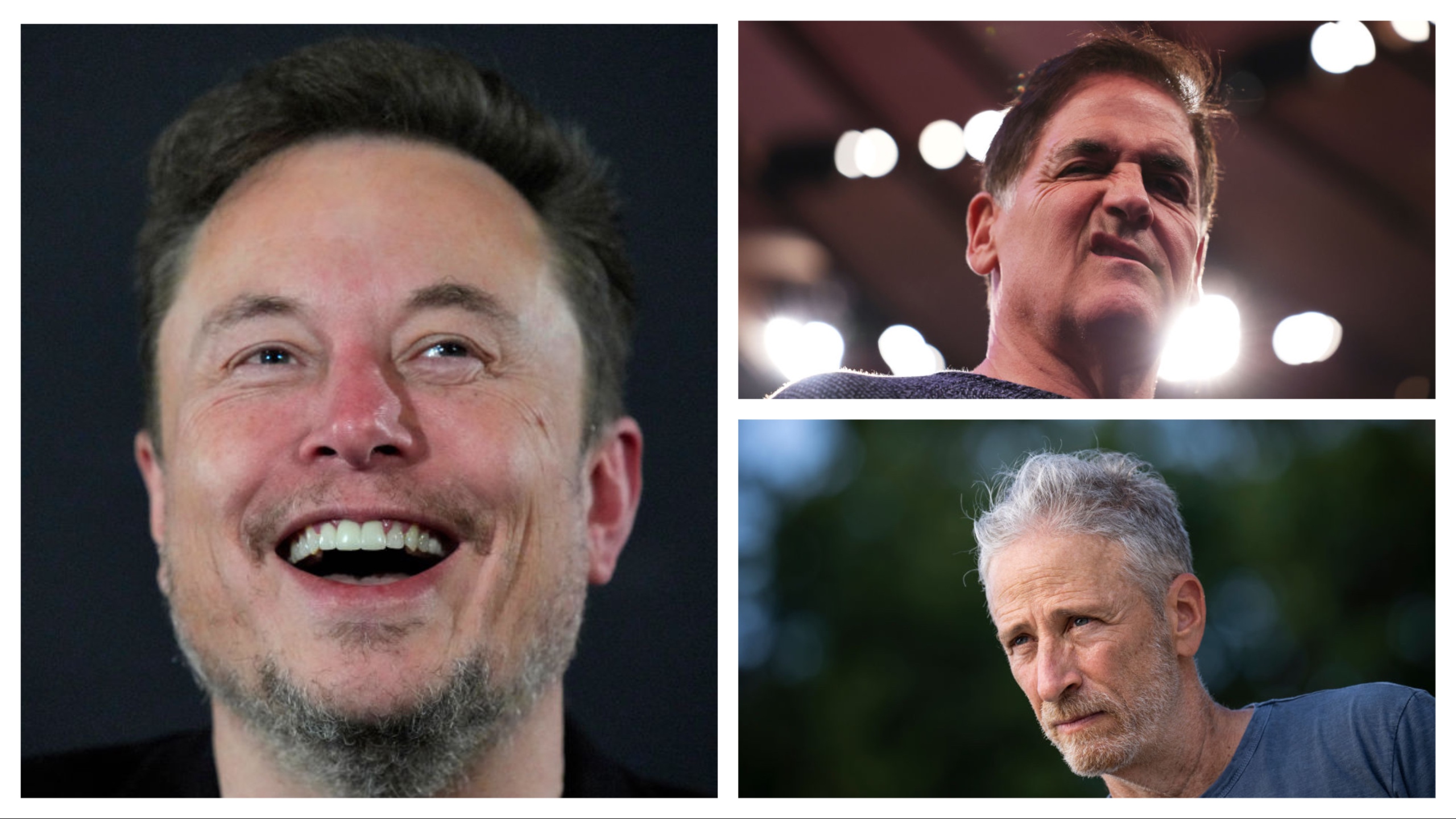 Cuban, Stewart Mock Musk. Musk Laughs Them Off The Stage.