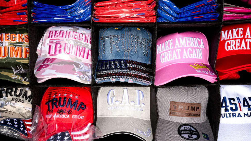 Joe Biden Dons Red Trump Hat While Visiting Pennsylvania Firefighters