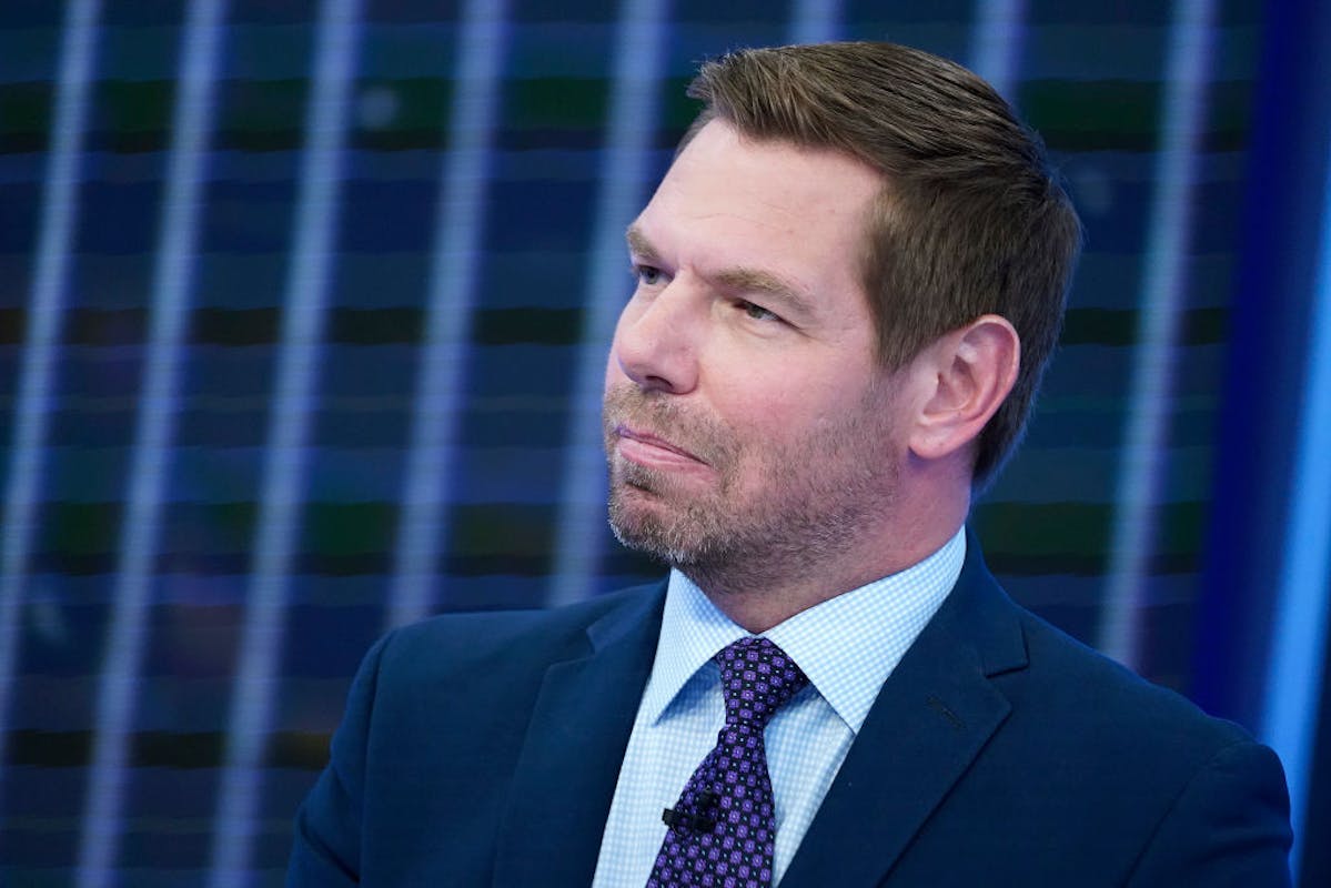 NextImg:WATCH: Eric Swalwell Loses It On The House Floor — Over A Cat Meme