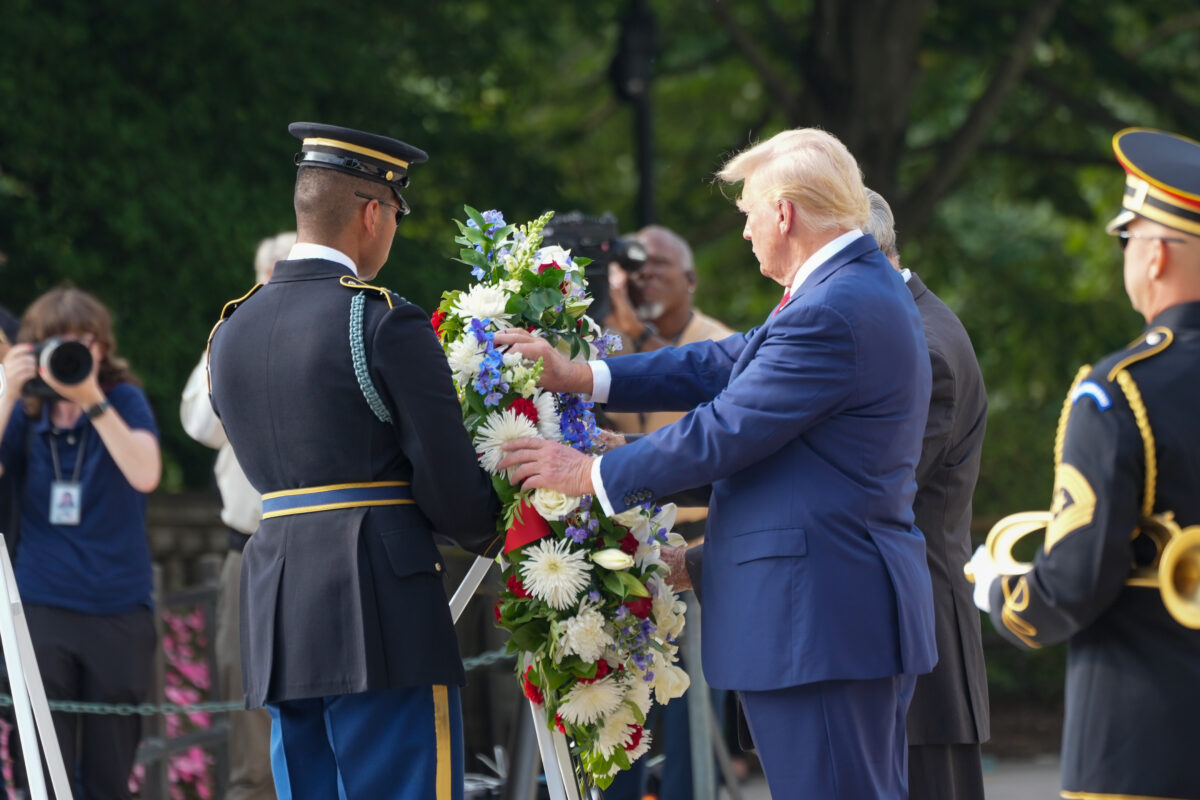 Dems Beg Army For ‘Strong Official Response’ Over Trump Arlington Cemetery Dispute